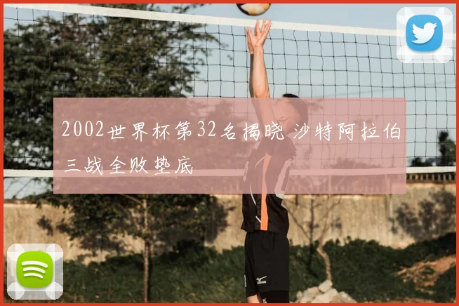 2002世界杯第32名揭晓 沙特阿拉伯三战全败垫底